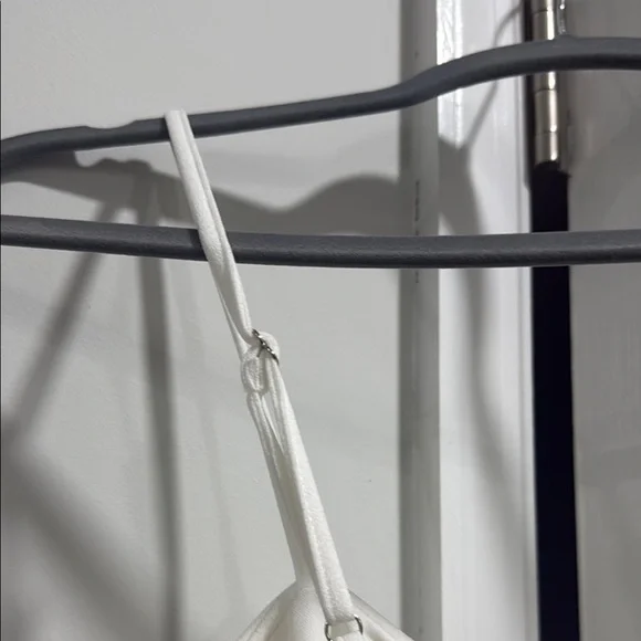 Windsor White Ruffled Jumpsuit with Wide-Leg Pants - Picture 9 of 9